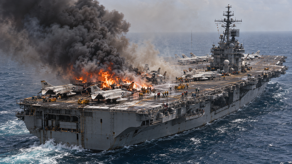 Ninety Seconds to Disaster Aboard USS Forrestal, 1967