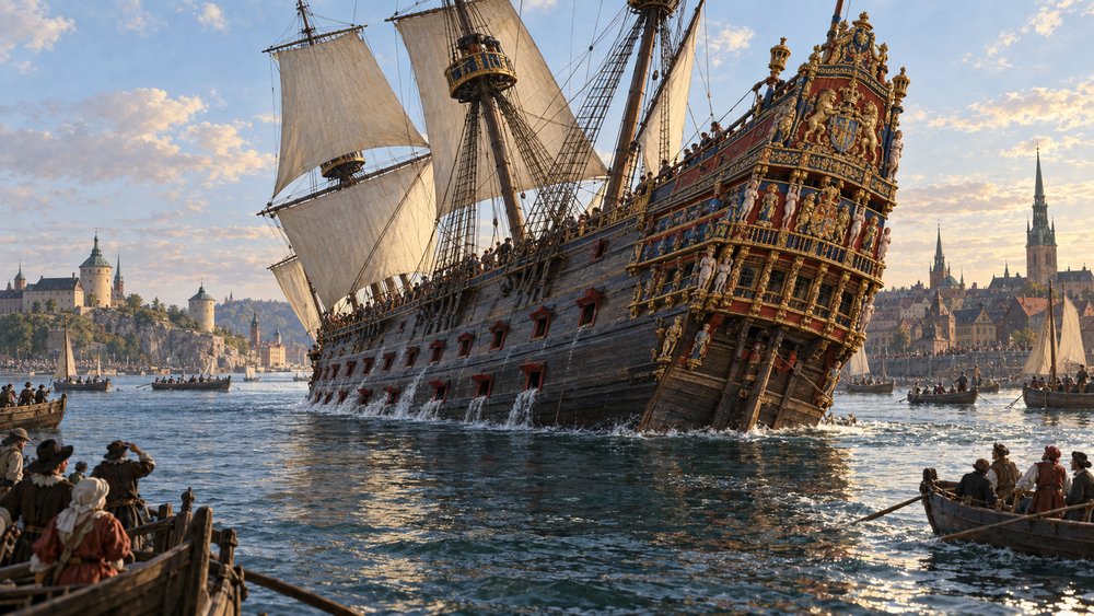 The Warship That Sank in a Breeze: Vasa, 1628