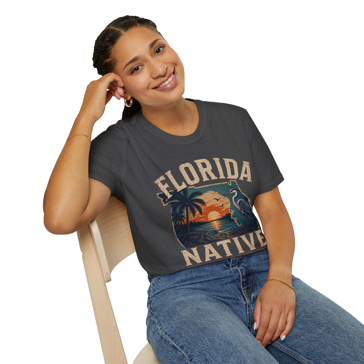 Florida Native Retro Sunset T-Shirt