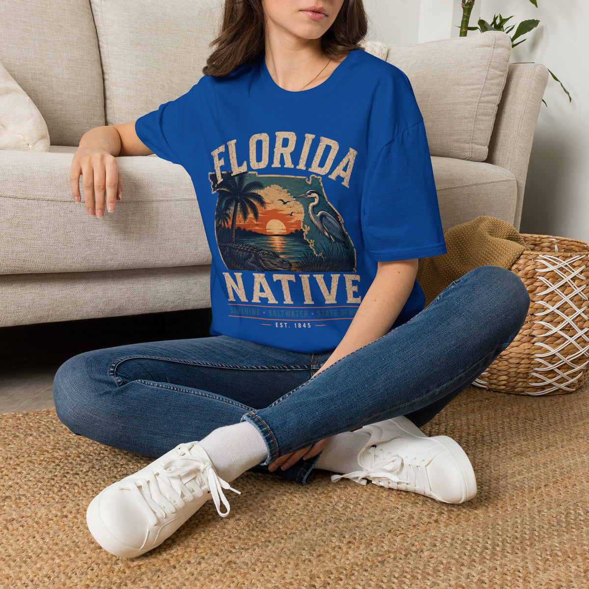 Florida Native Retro Sunset T-Shirt