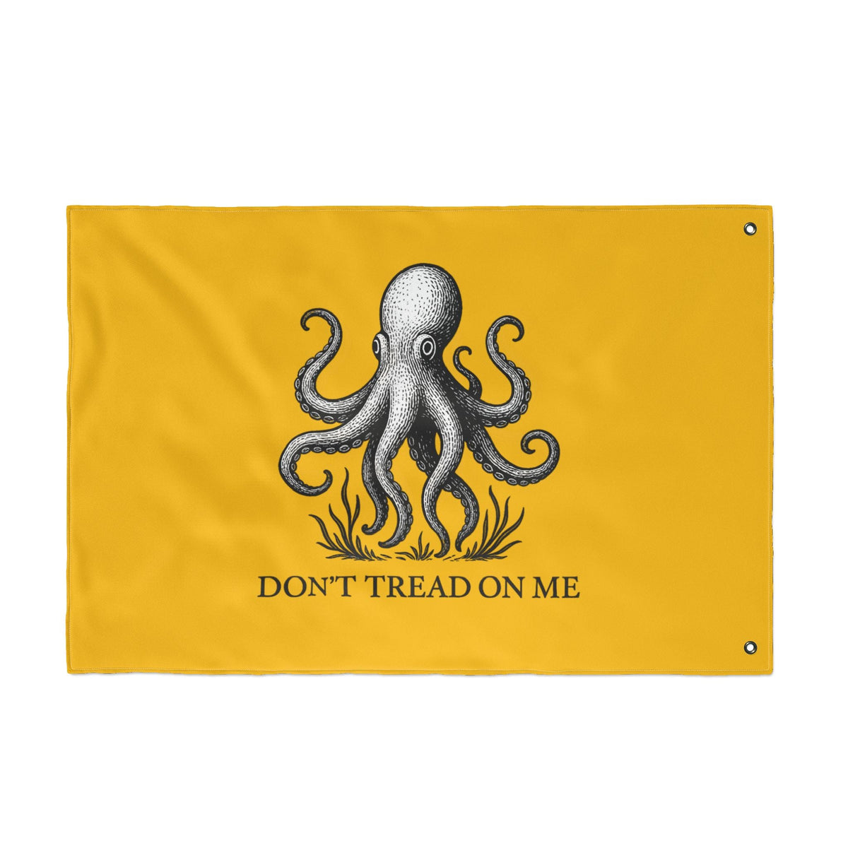 Don't Tread On Me Octopus Flag — Double - Sided Nautical Liberty Banner - Fair Winds Clothing