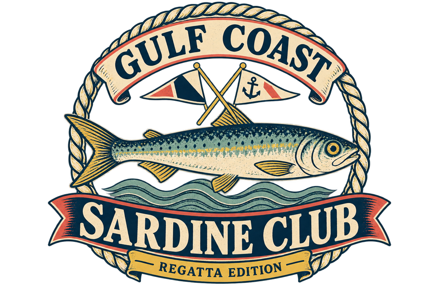 Gulf Coast Sardine Club — Regatta Edition | Comfort Colors 1717 Tee