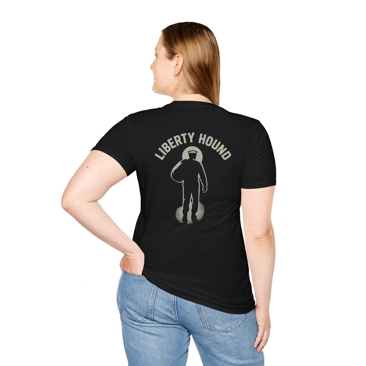 Liberty Hound tee shirt USCG Navy - Fair Winds Clothing
