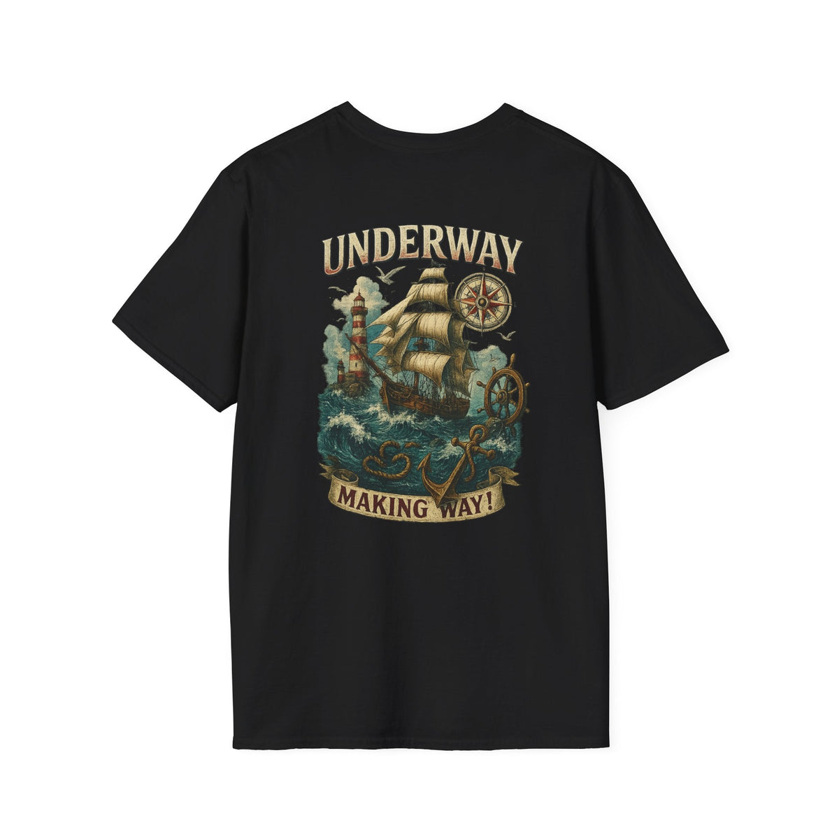 Nautical Softstyle Tee - Underway Design - Fair Winds ClothingNautical Softstyle Tee - Underway Design