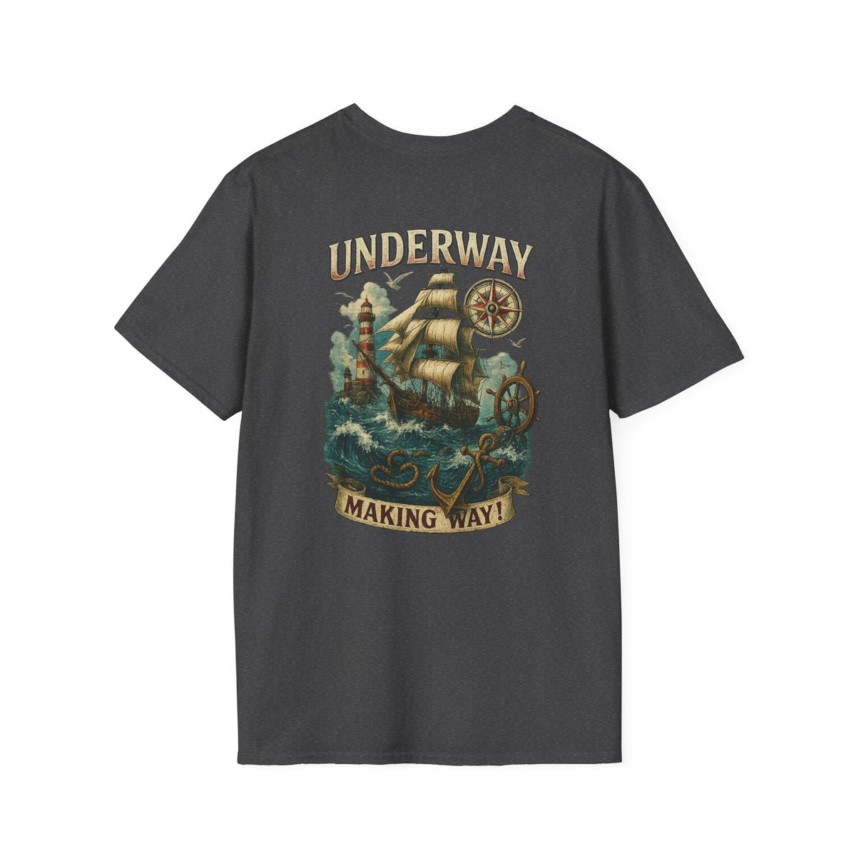 Nautical Softstyle Tee - Underway Design - Fair Winds ClothingNautical Softstyle Tee - Underway Design