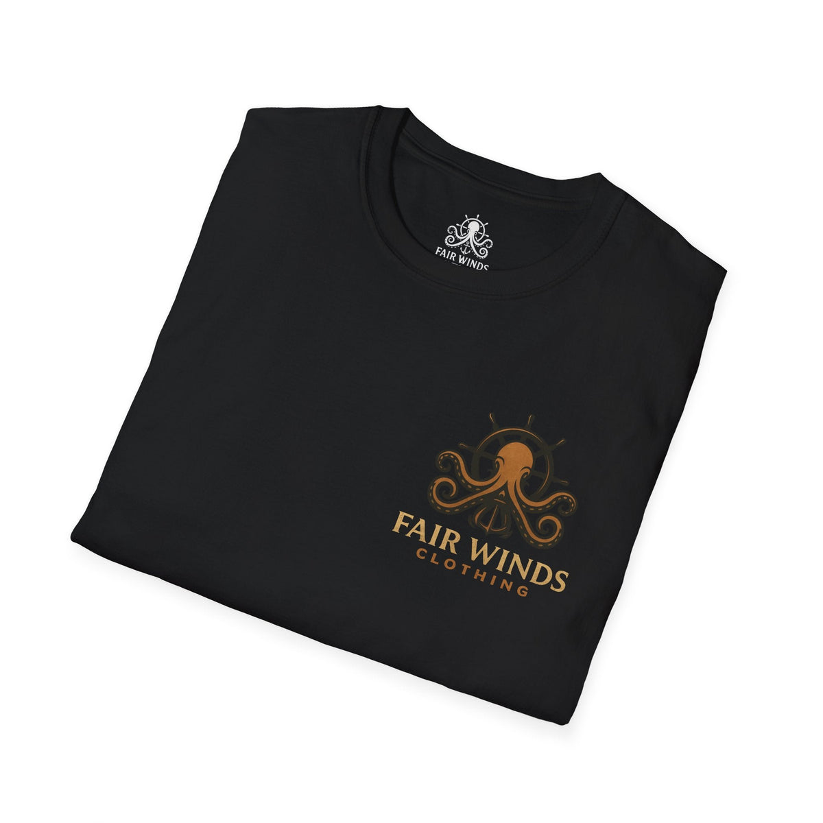 Nautical T-Shirt with Fair Winds Guiding Light Design - Fair Winds Clothing