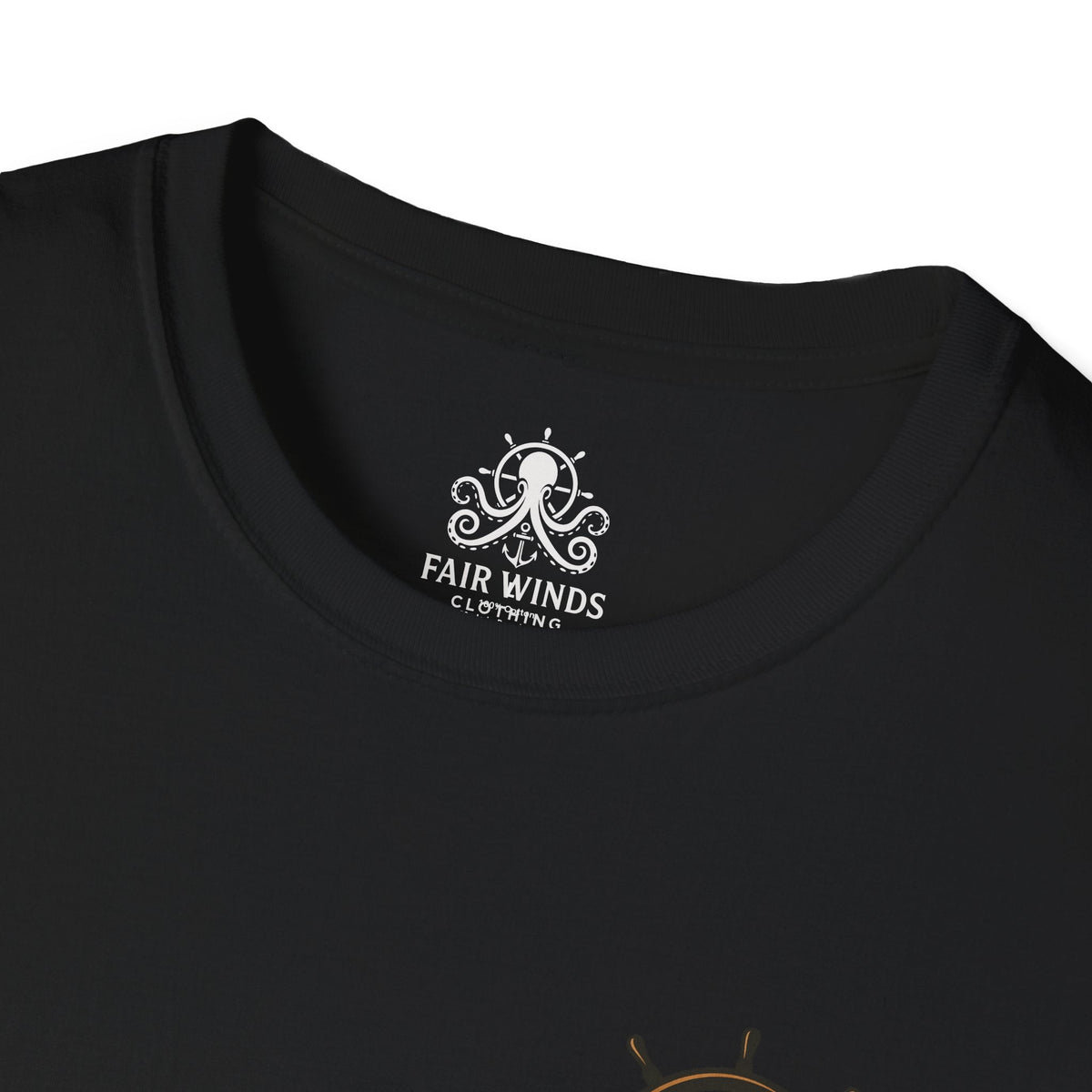 Nautical T-Shirt with Fair Winds Guiding Light Design - Fair Winds Clothing