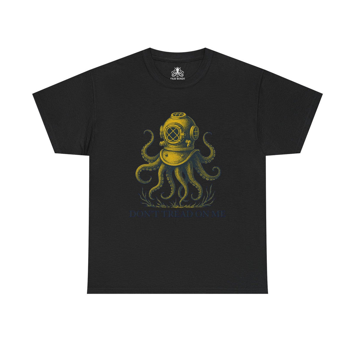 Navy Diver Tee - Don't Tread on Me Tee - Fair Winds Clothing