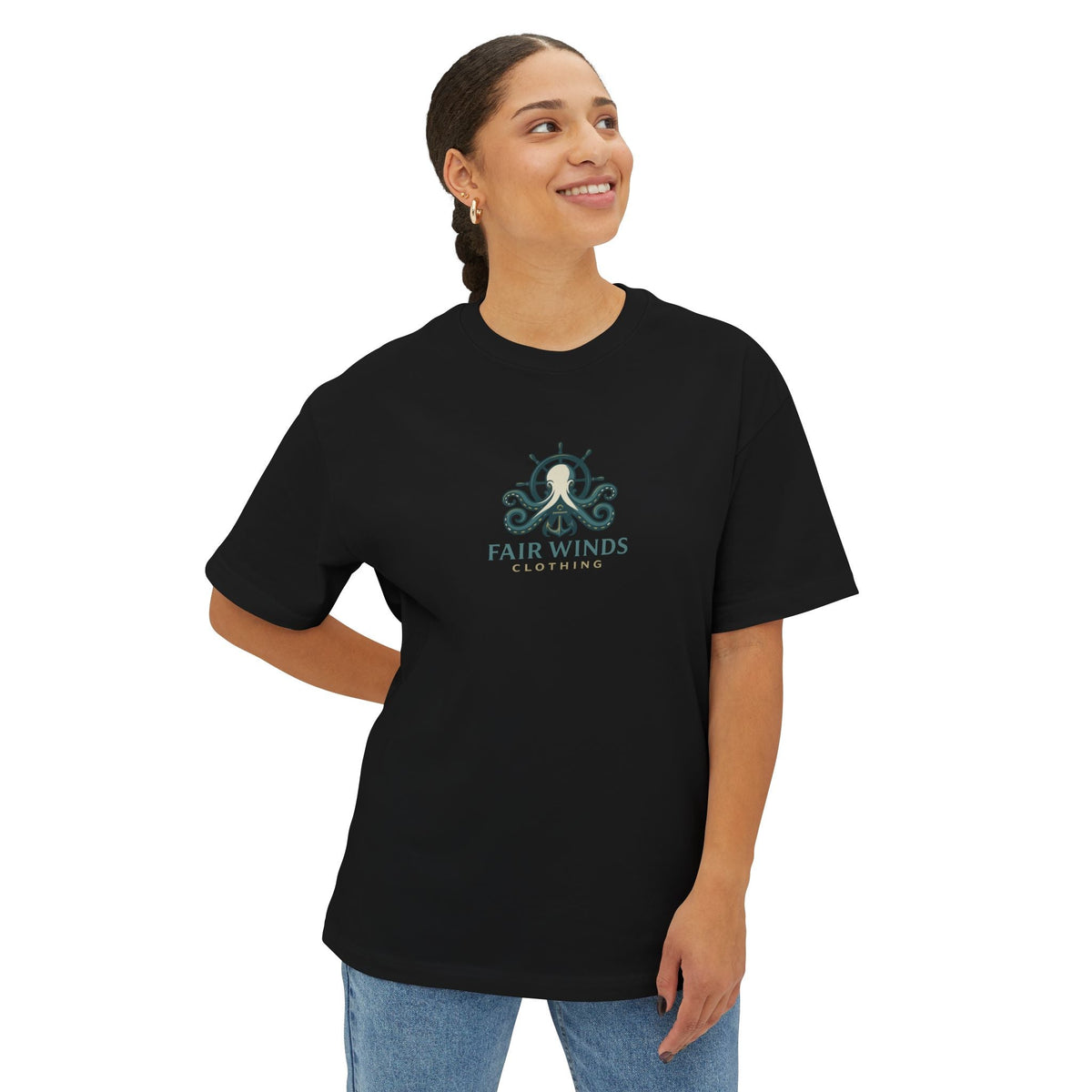 Unisex Tee - Mind Your Helm Nautical Graphic - Fair Winds Clothing