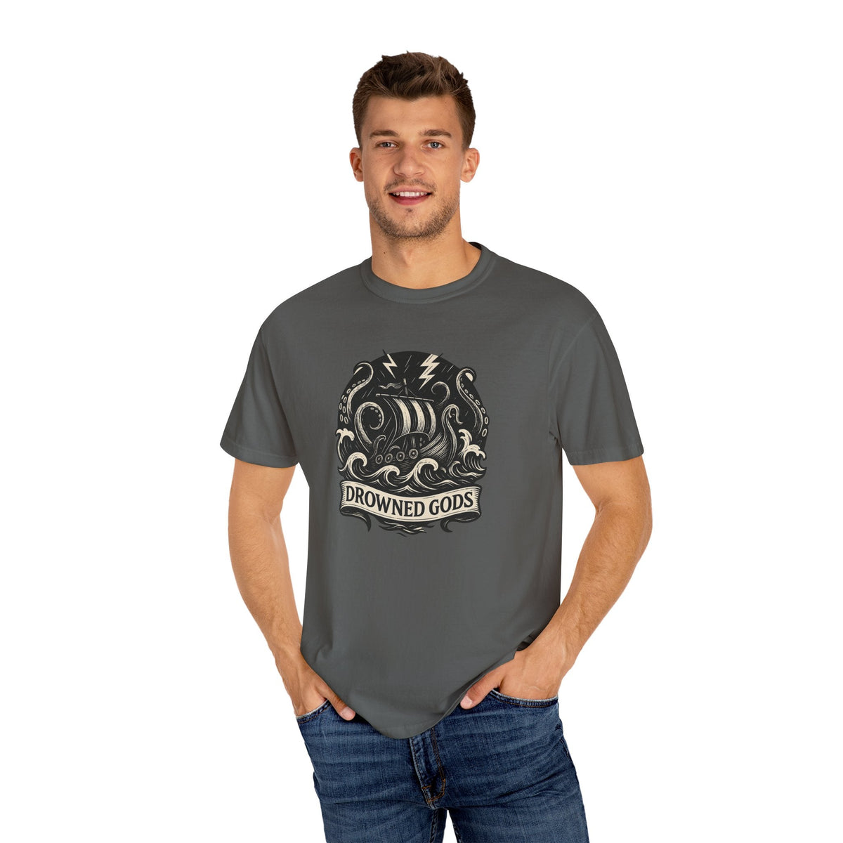 Viking Sailor Unisex T-shirt - Drowned Gods Design - Fair Winds Clothing