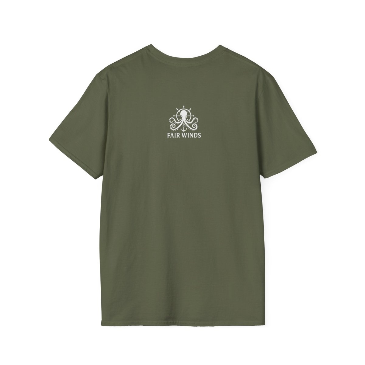 Viking Serpent Shield T-Shirt — Norse Jörmungandr Wave Graphic Tee - Fair Winds Clothing