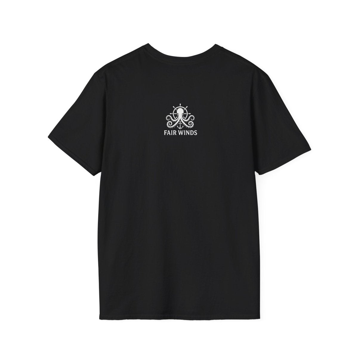 Viking Serpent Shield T-Shirt — Norse Jörmungandr Wave Graphic Tee - Fair Winds Clothing
